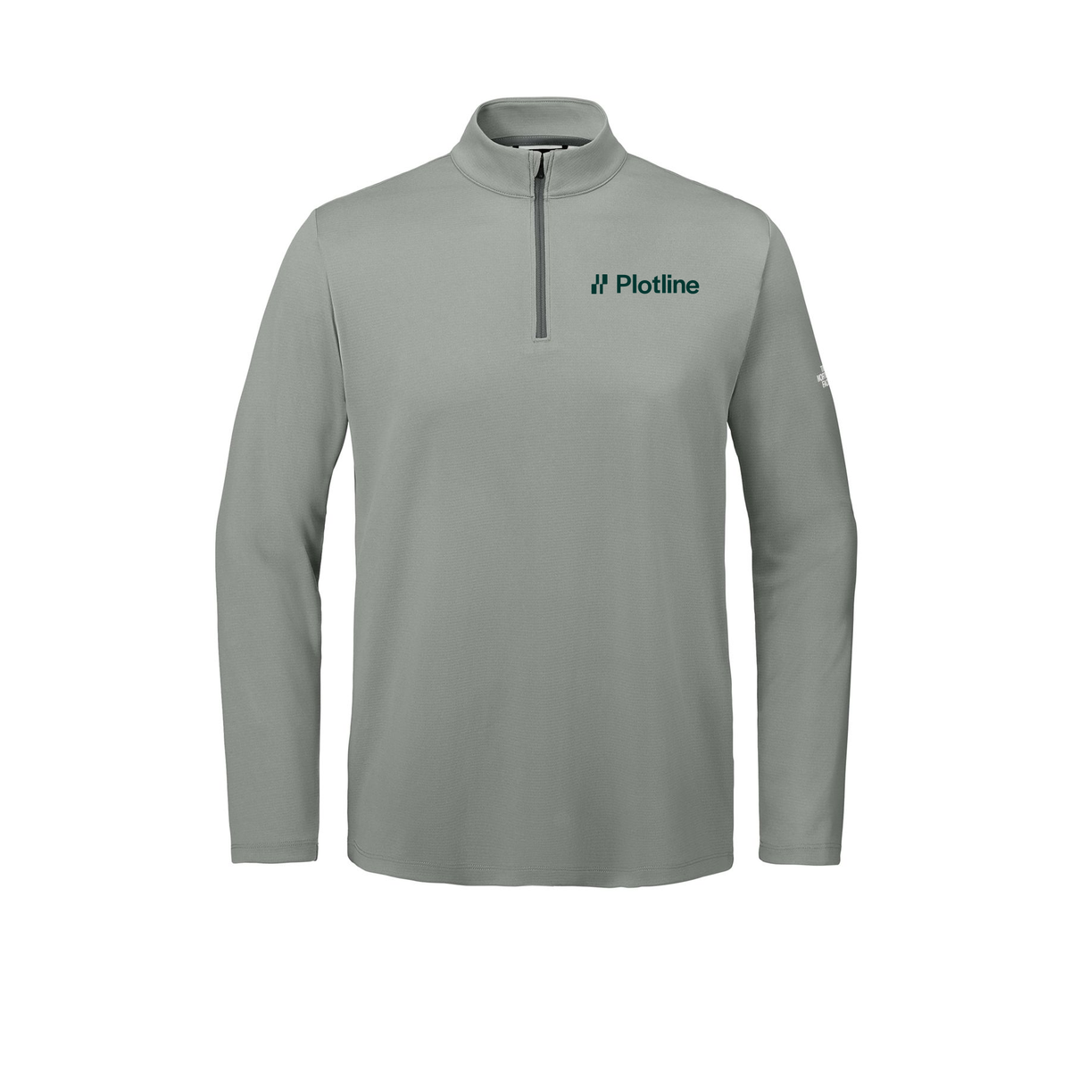 plotline-the-north-face-ambition-14-zip-embroidery-leftchest-NF0A8ENR-meldgreyheather-flat-front