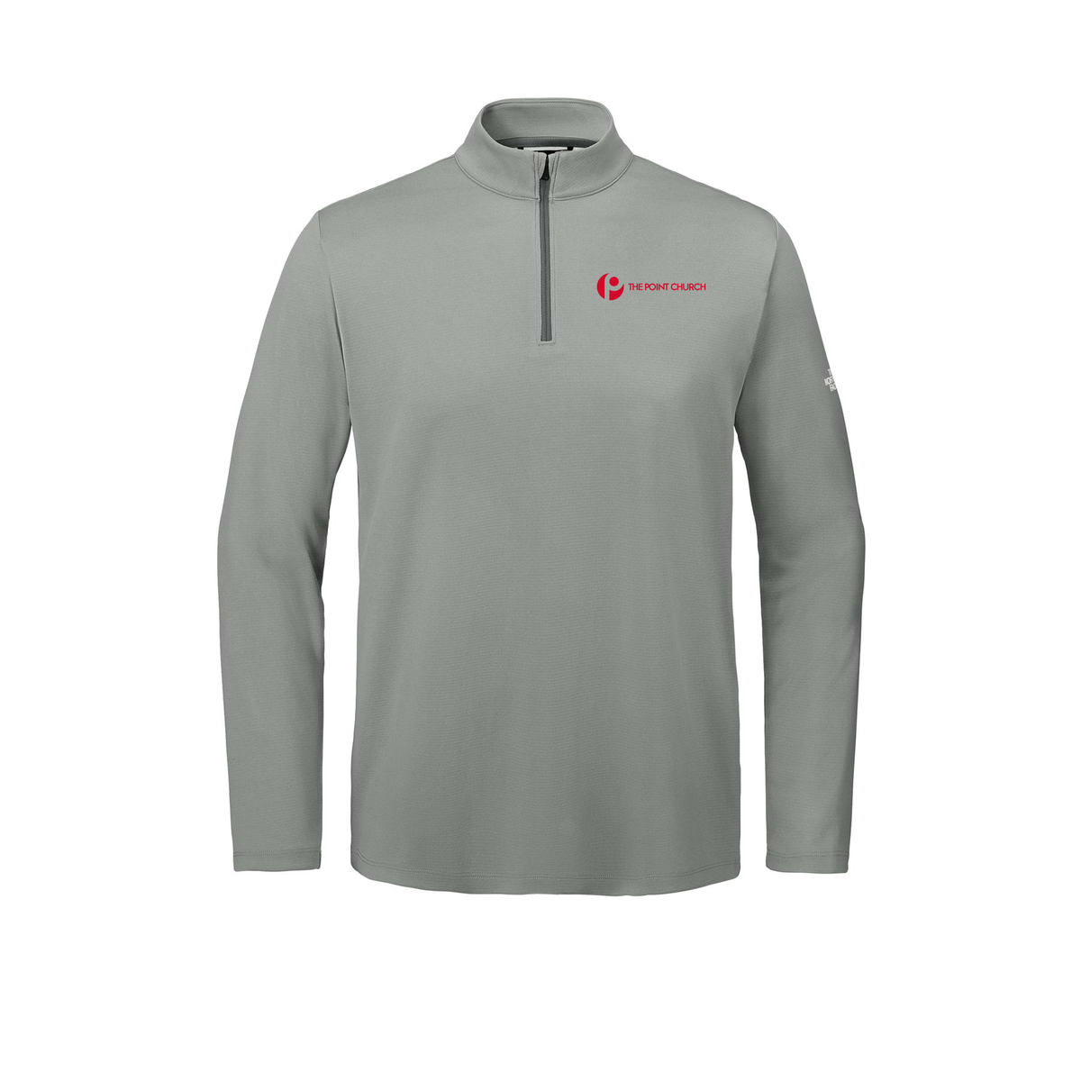 thepointva-the-north-face-ambition-14-zip-embroidery-leftchest-NF0A8ENR-meldgreyheather-flat-front