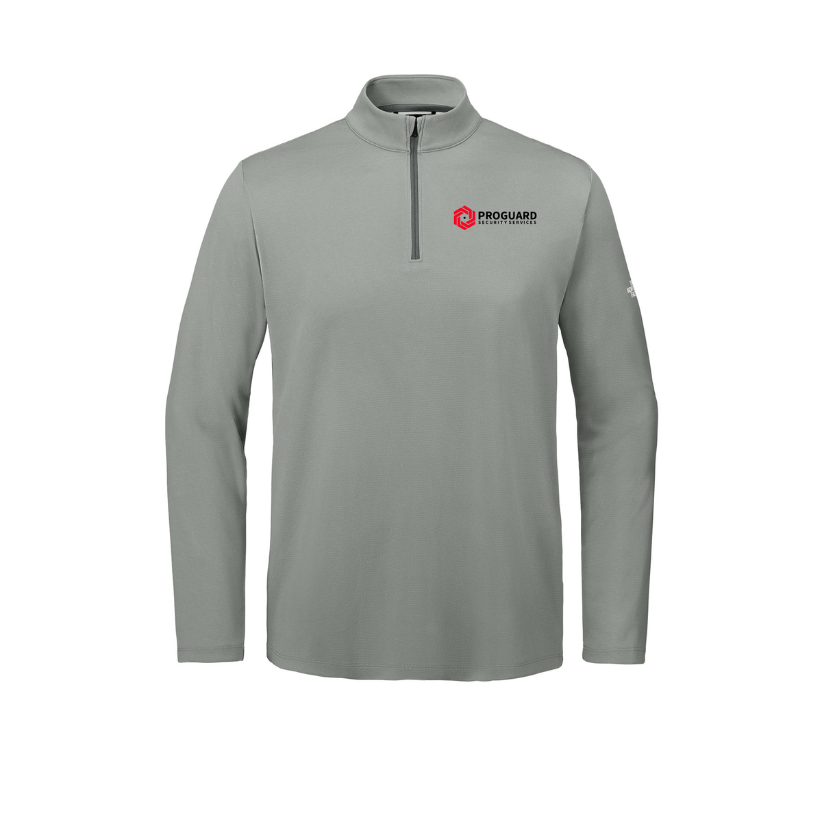 proguardsecurityservices-the-north-face-ambition-14-zip-embroidery-leftchest-NF0A8ENR-meldgreyheather-flat-front