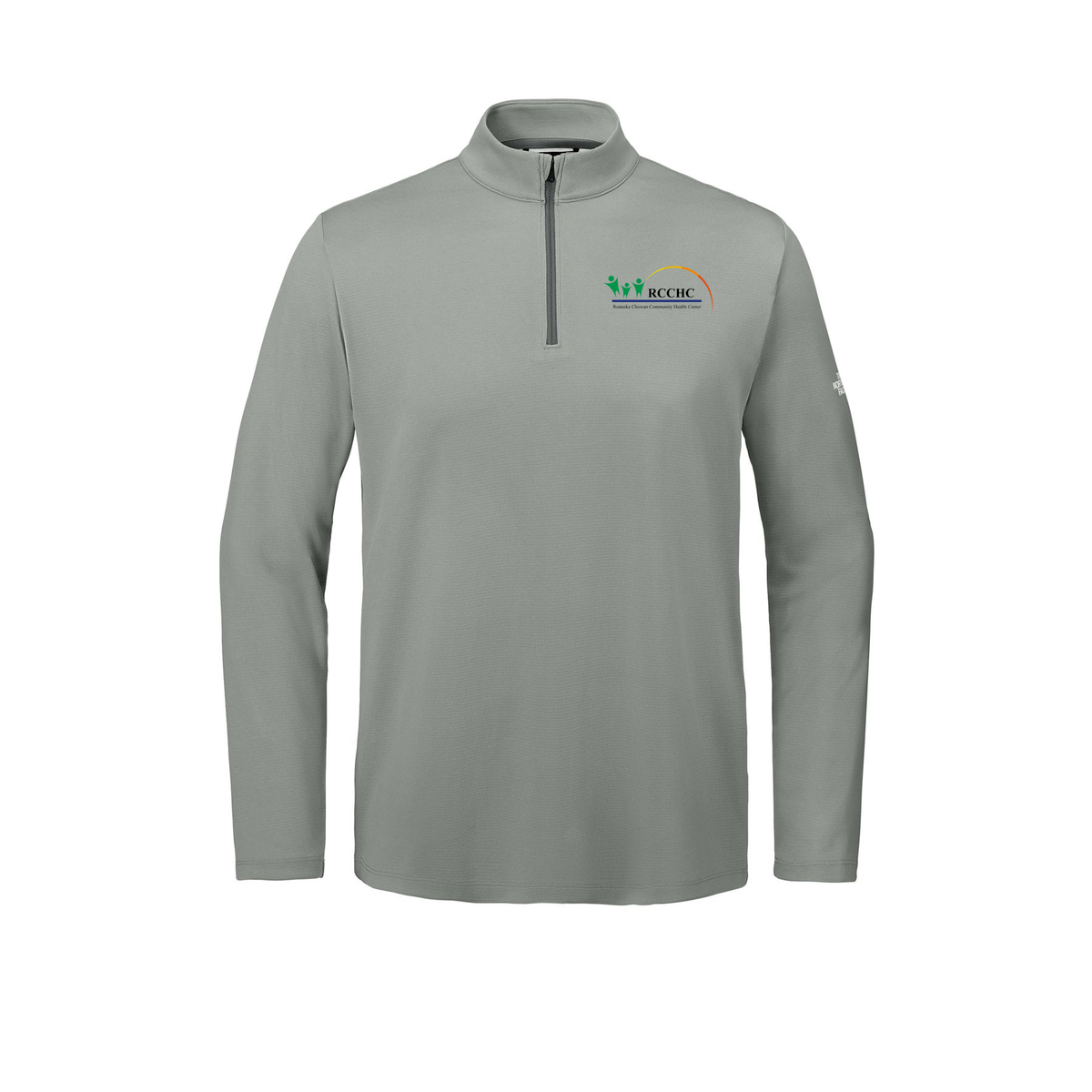 rcchc-the-north-face-ambition-14-zip-embroidery-leftchest-NF0A8ENR-meldgreyheather-flat-front