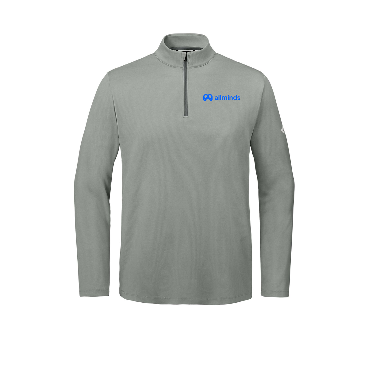 getallminds-the-north-face-ambition-14-zip-embroidery-leftchest-NF0A8ENR-meldgreyheather-flat-front