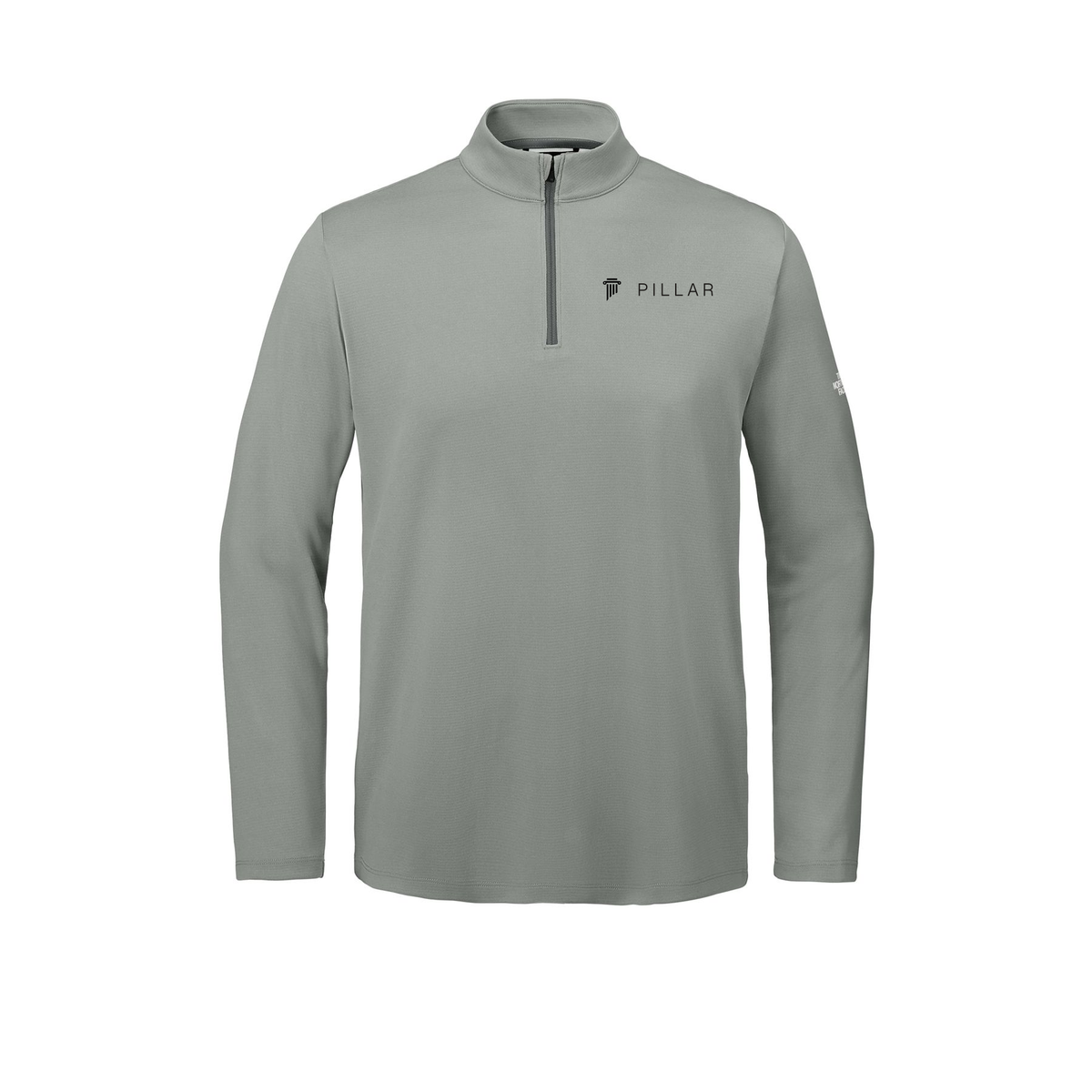 pillar-the-north-face-ambition-14-zip-embroidery-leftchest-NF0A8ENR-meldgreyheather-flat-front