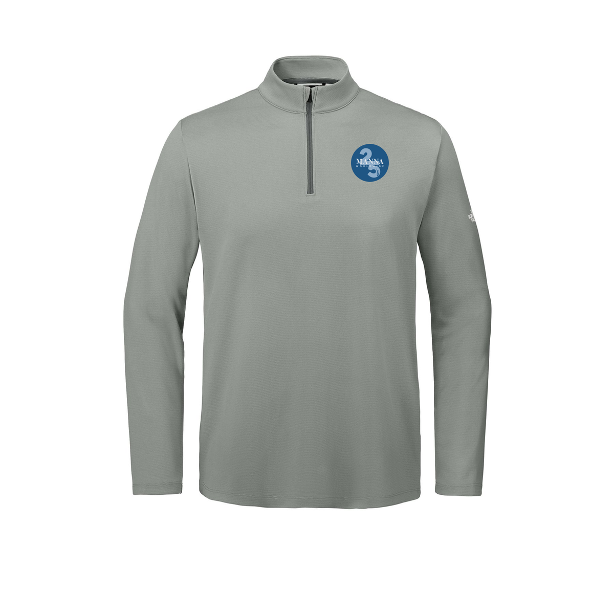 mannaworldwide-the-north-face-ambition-14-zip-embroidery-leftchest-NF0A8ENR-meldgreyheather-flat-front