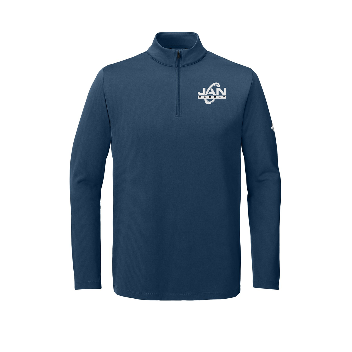 jan-pro-the-north-face-ambition-14-zip-embroidery-leftchest-NF0A8ENR-shadyblue-flat-front