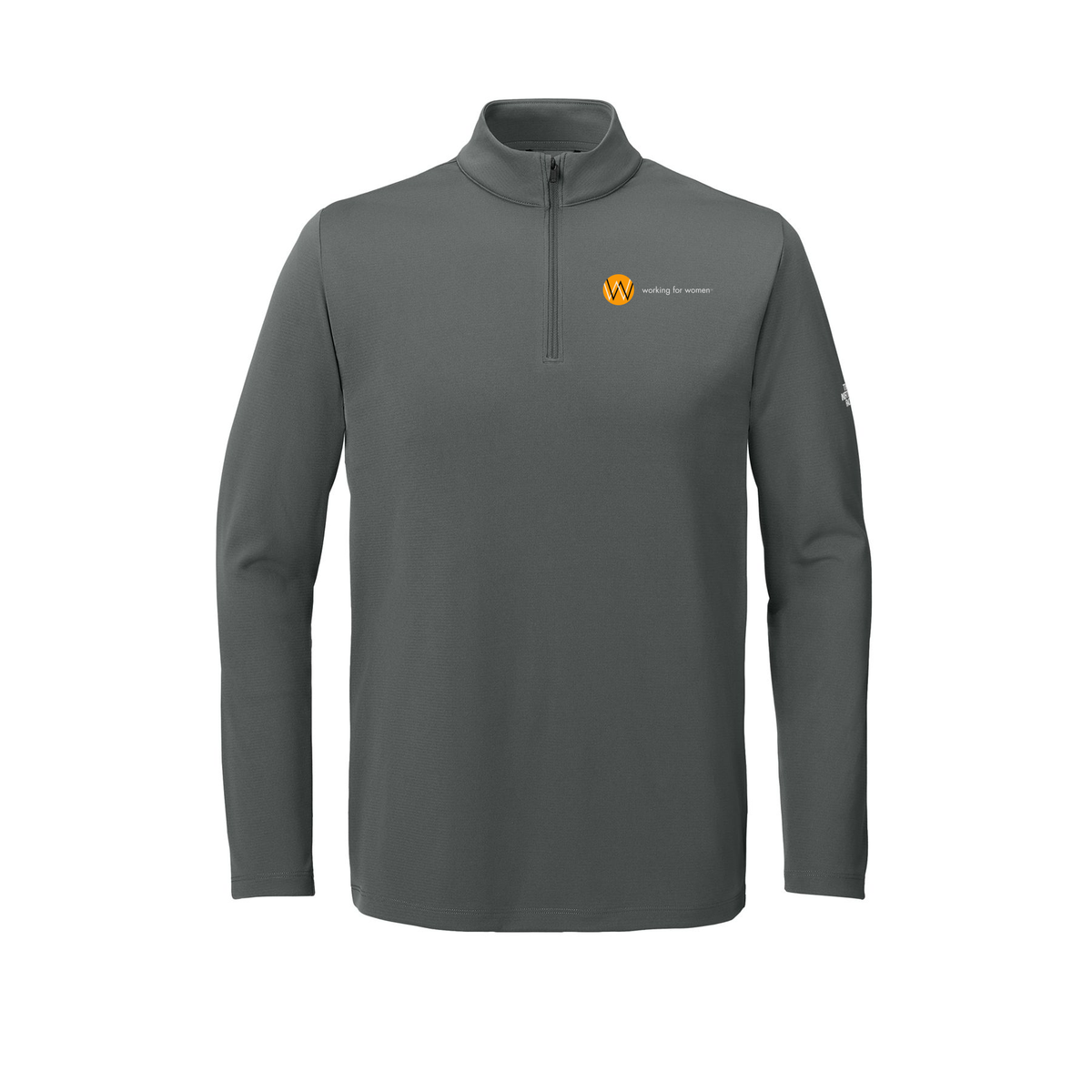 workingforwomen-the-north-face-ambition-14-zip-embroidery-leftchest-NF0A8ENR-smokedpearlgrey-flat-front