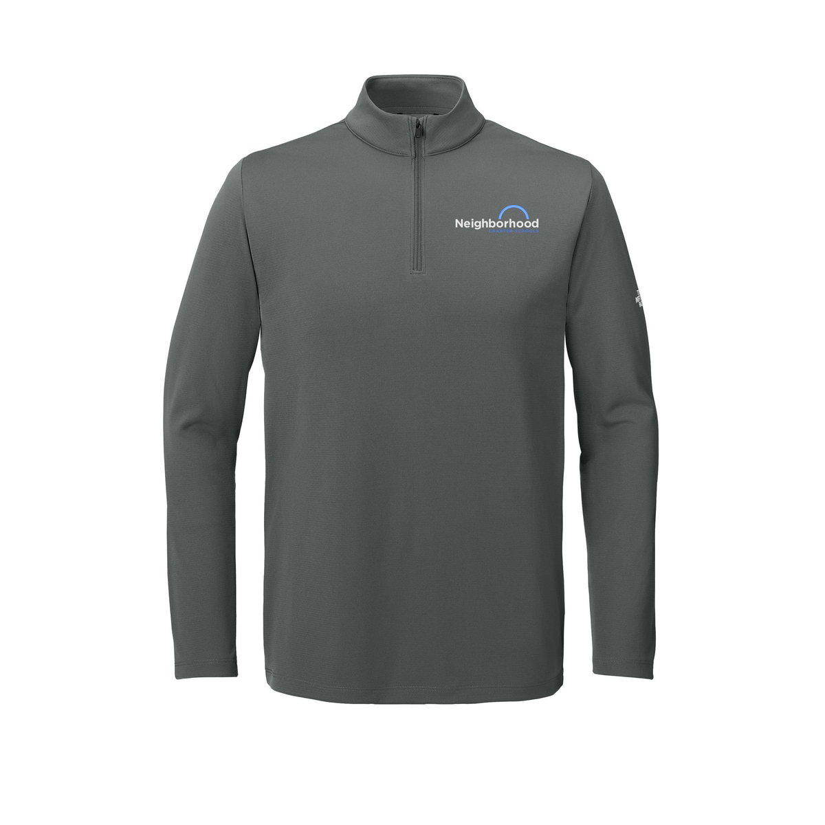 ncschools-the-north-face-ambition-14-zip-embroidery-leftchest-NF0A8ENR-smokedpearlgrey-flat-front