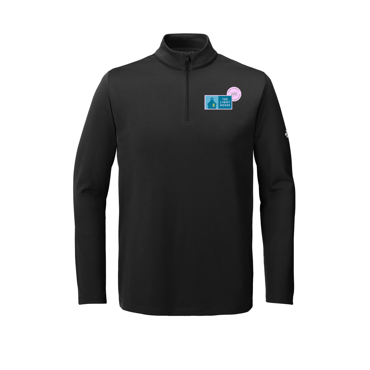 lhcampus-the-north-face-ambition-14-zip-embroidery-leftchest-NF0A8ENR-tnfblack-flat-front
