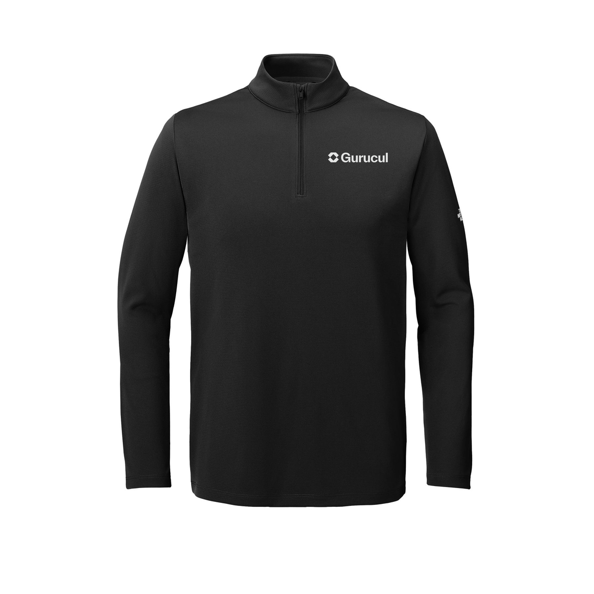 gurucul-the-north-face-ambition-14-zip-embroidery-leftchest-NF0A8ENR-tnfblack-flat-front
