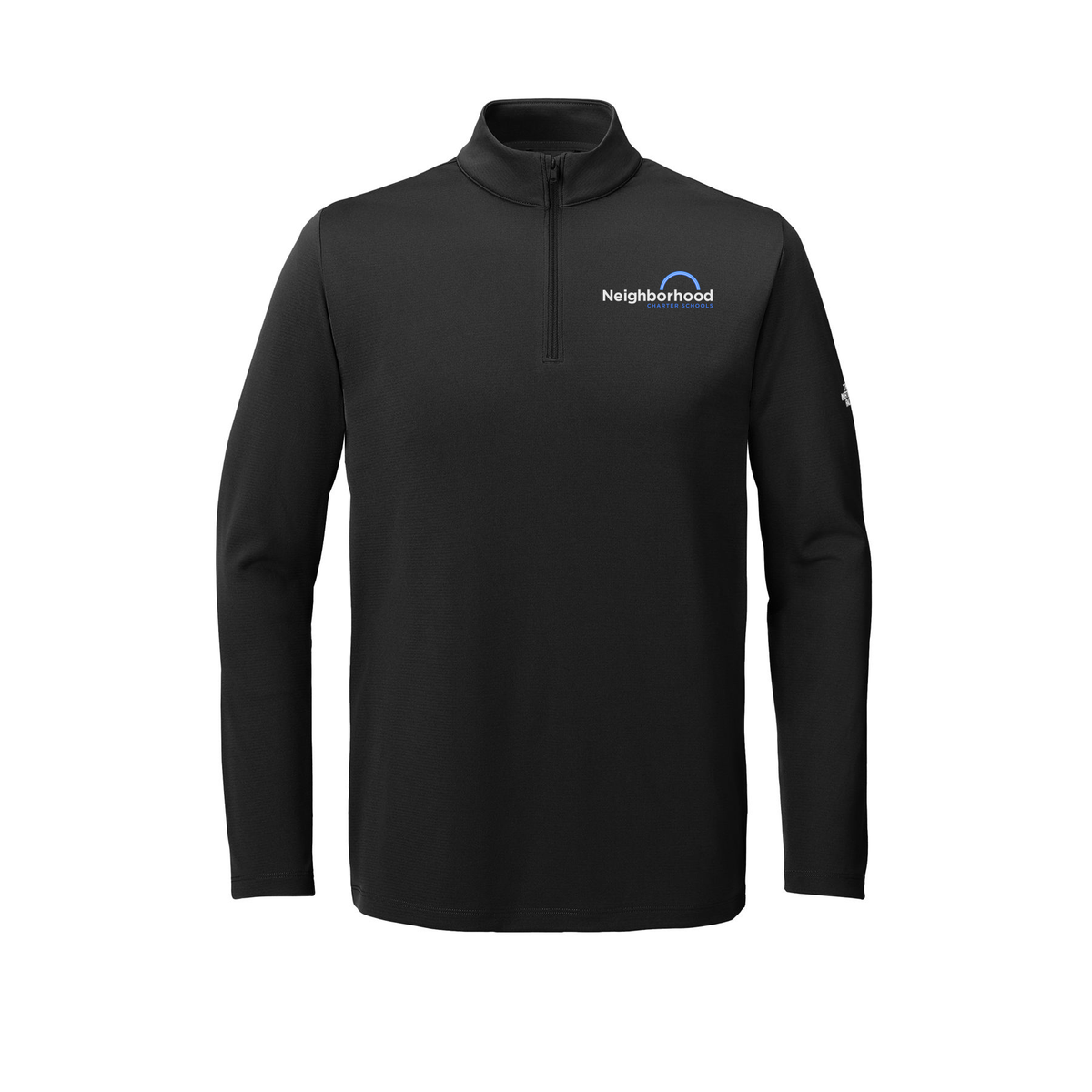 ncschools-the-north-face-ambition-14-zip-embroidery-leftchest-NF0A8ENR-tnfblack-flat-front
