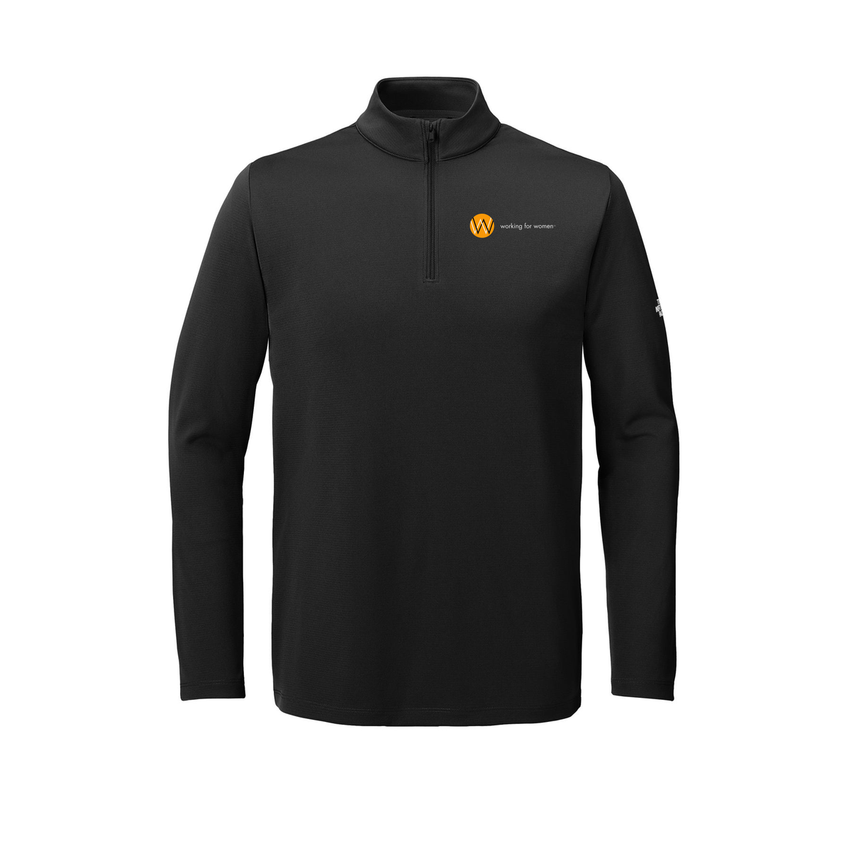 workingforwomen-the-north-face-ambition-14-zip-embroidery-leftchest-NF0A8ENR-tnfblack-flat-front