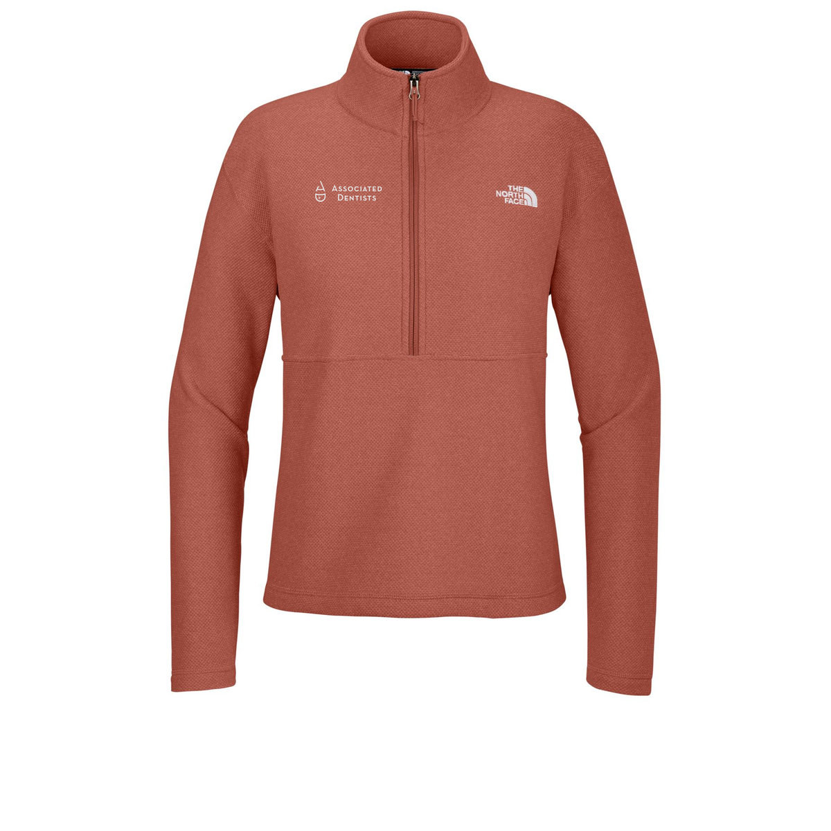 associated-dentists-the-north-face-womens-textured-pine-grove-12-zip-embroidery-rightchest-NF0A8JF7-marsdustheather-flat-front