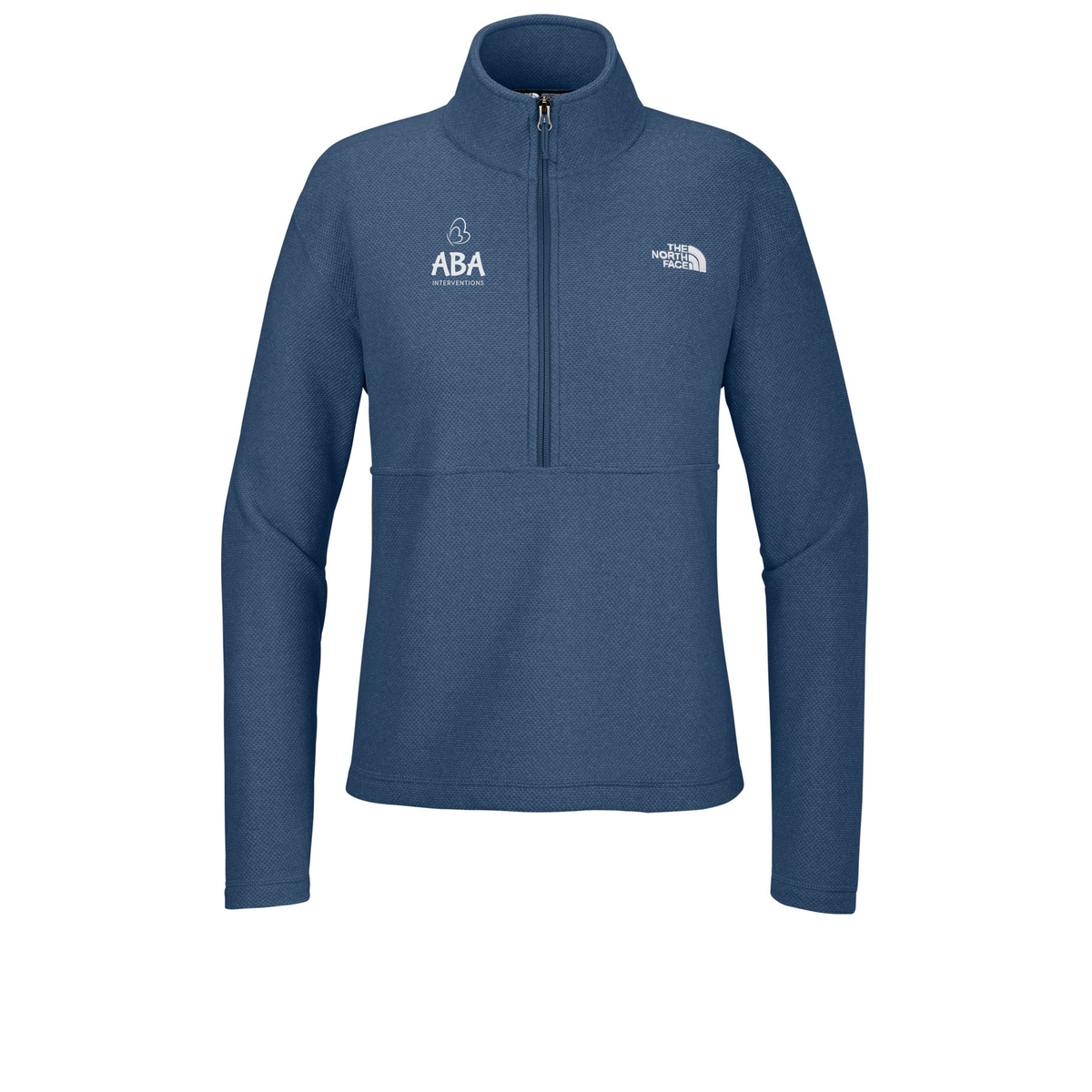 aba-interventions-the-north-face-womens-textured-pine-grove-12-zip-embroidery-rightchest-NF0A8JF7-shadyblueheather-flat-front