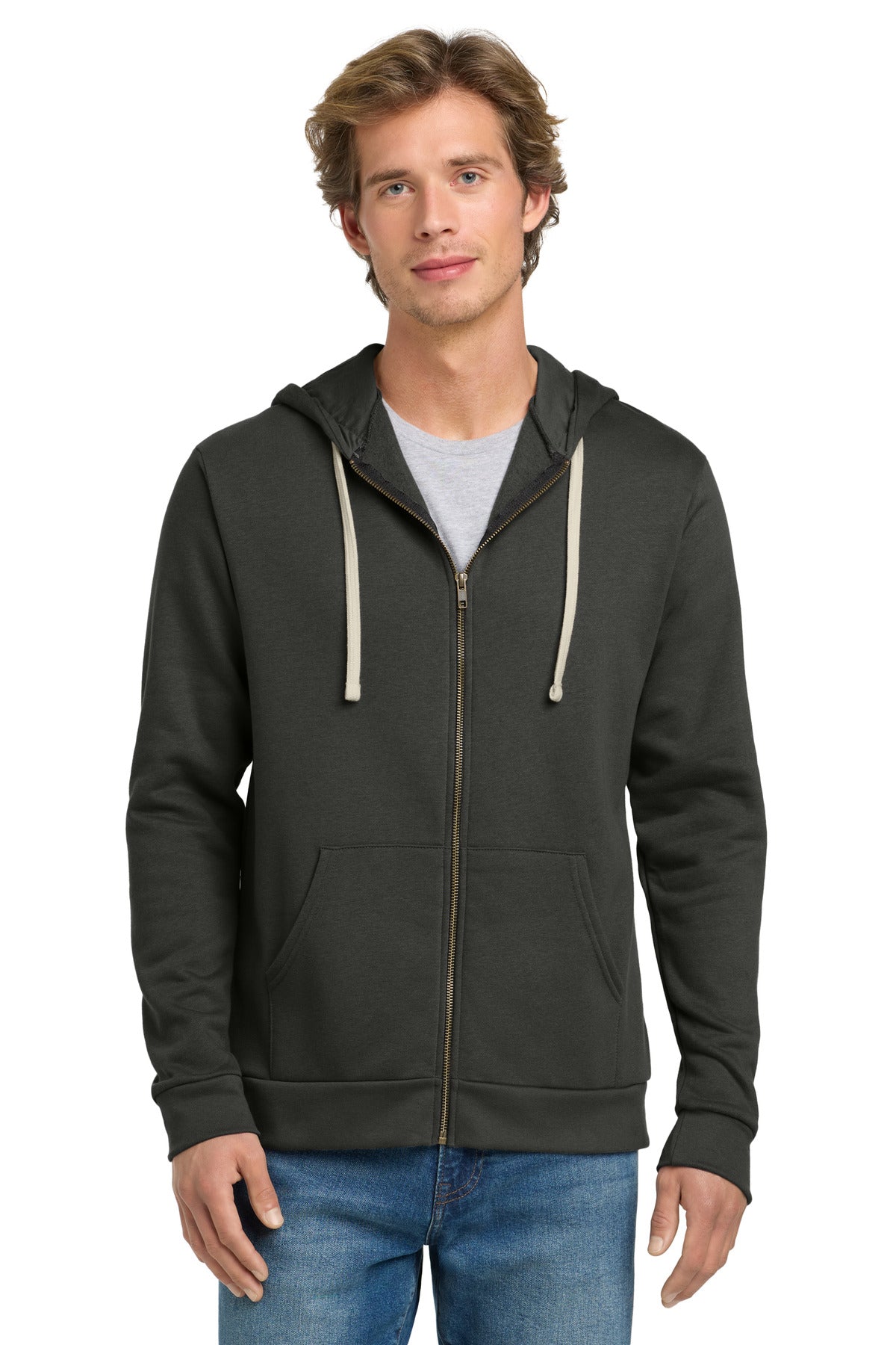 Next Level Apparel® Adult Santa Barbara Zip Hoodie. NL9602