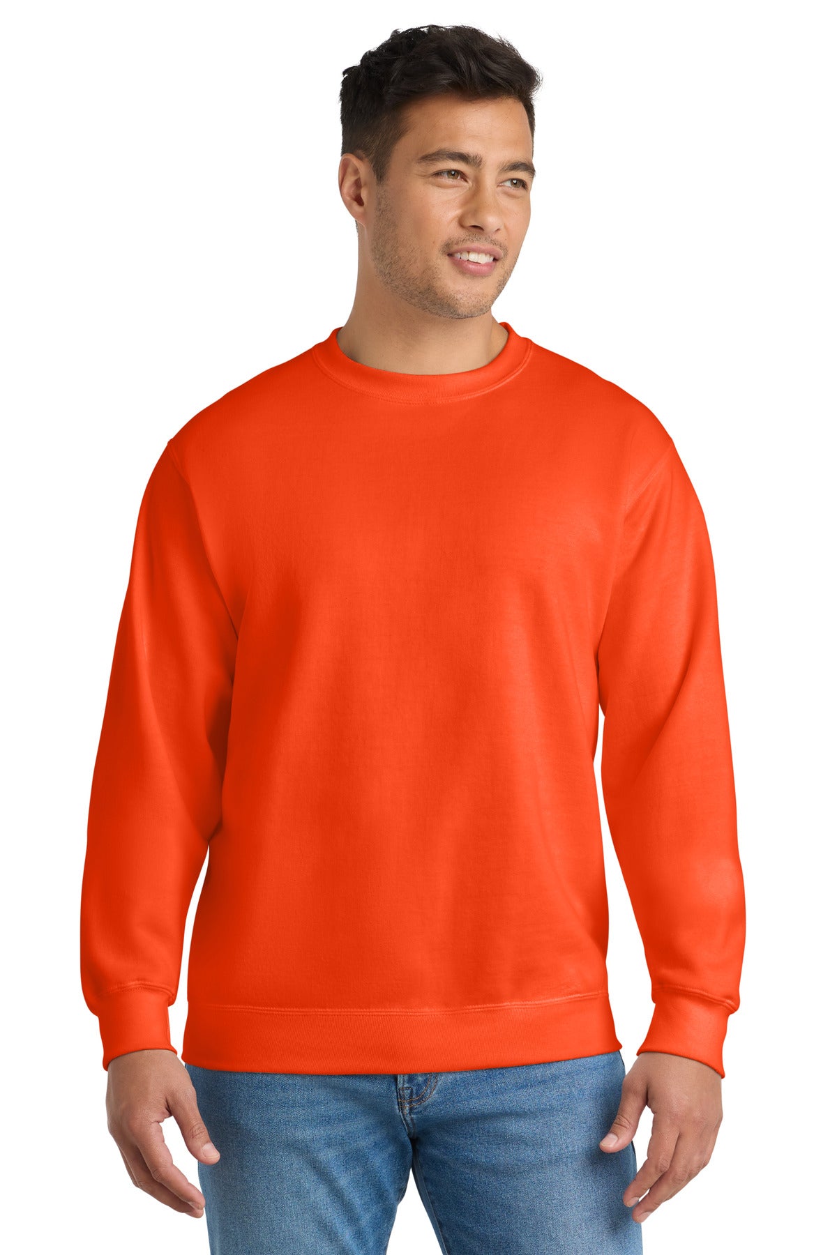 Port & Co® Tall Essential Fleece Crewneck Sweatshirt. PC90T