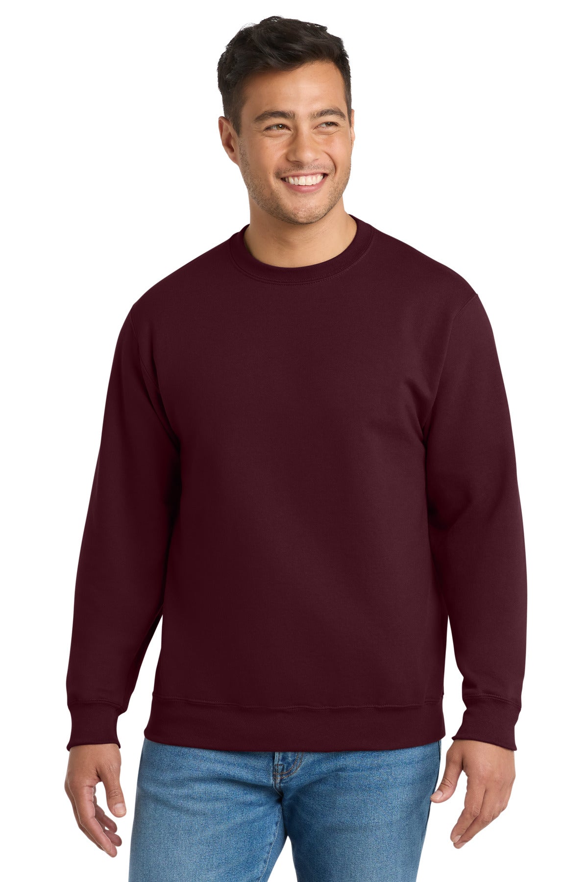 Port & Co® Essential Fleece Crewneck Sweatshirt.  PC90