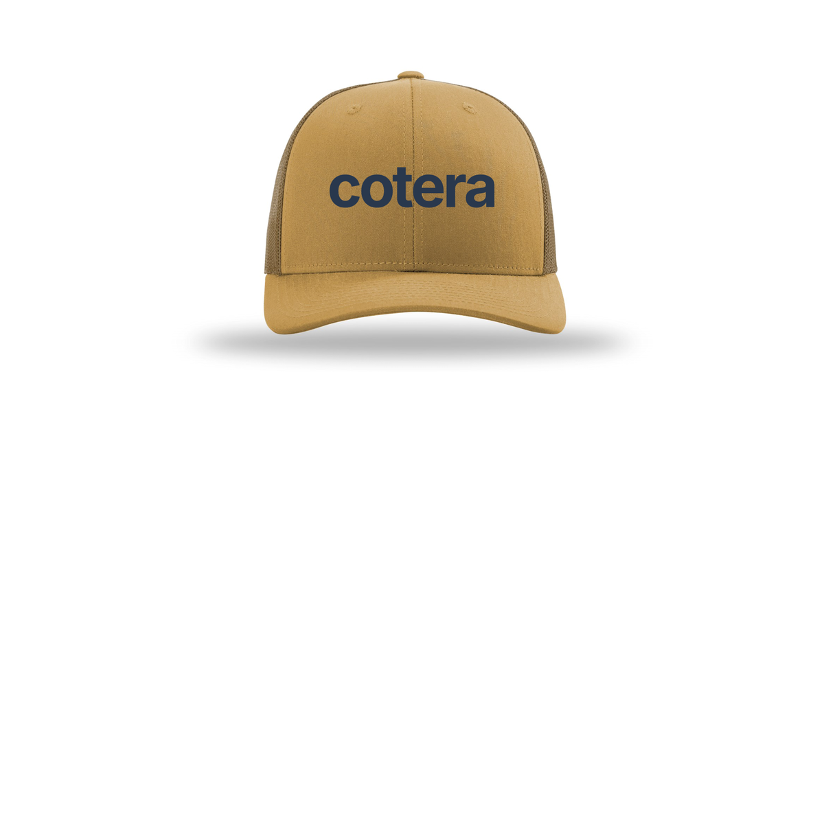 cotera-richardson-trucker-cap-embroidery-capfront-R112-ambergold-flat-front