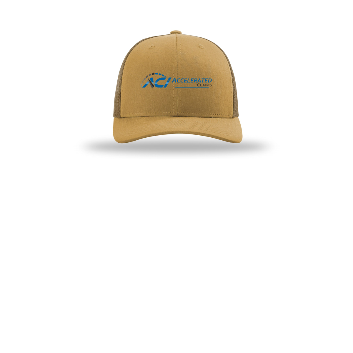 accelclaims-richardson-trucker-cap-embroidery-capfront-R112-ambergold-flat-front