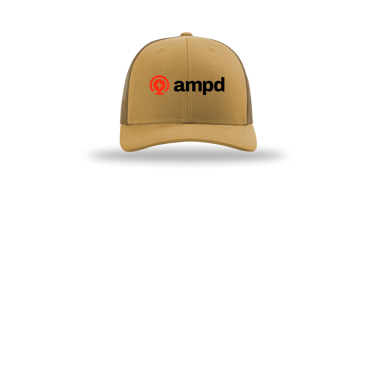ampd-richardson-trucker-cap-embroidery-capfront-R112-ambergold-flat-front