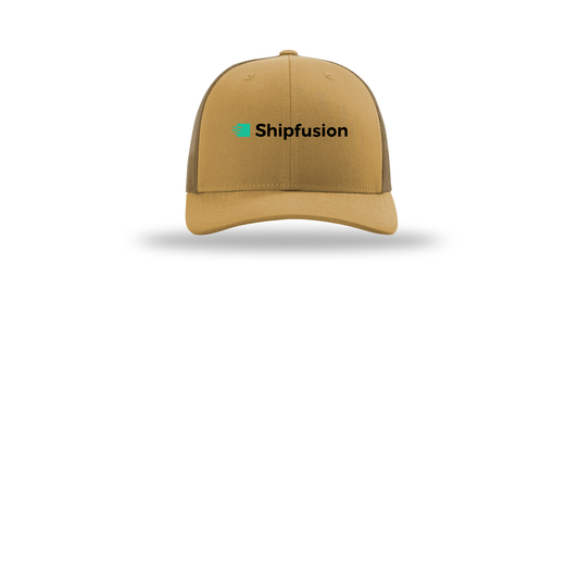 shipfusion-richardson-trucker-cap-embroidery-capfront-R112-ambergold-flat-front