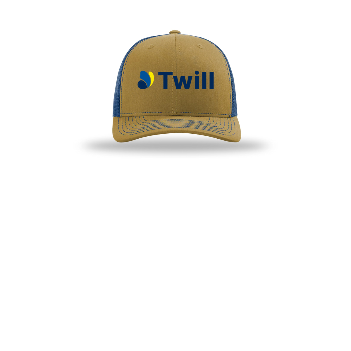 withtwill-richardson-trucker-cap-embroidery-capfront-R112-biscuittrueblue-flat-front