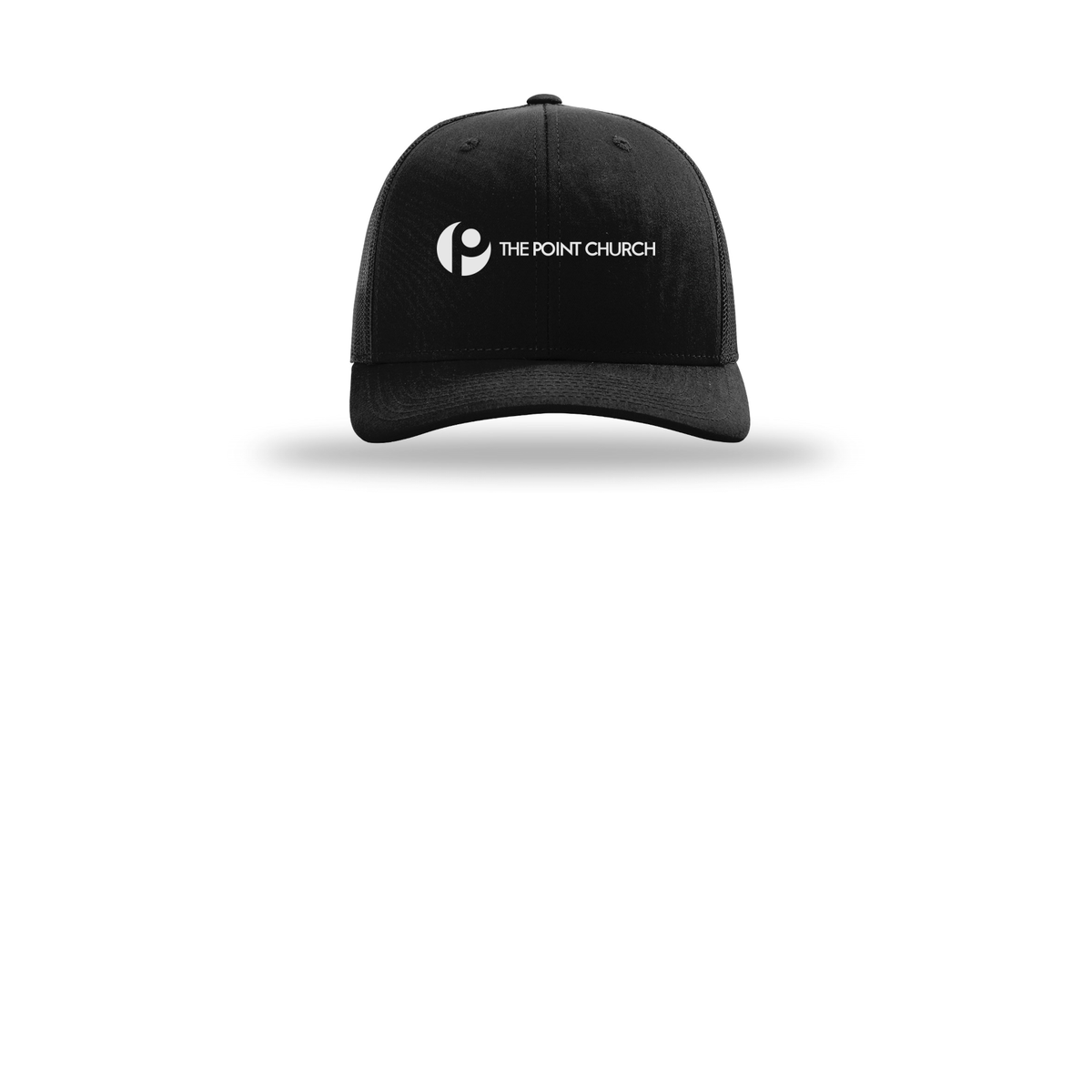 thepointva-richardson-trucker-cap-embroidery-capfront-R112-black-flat-front