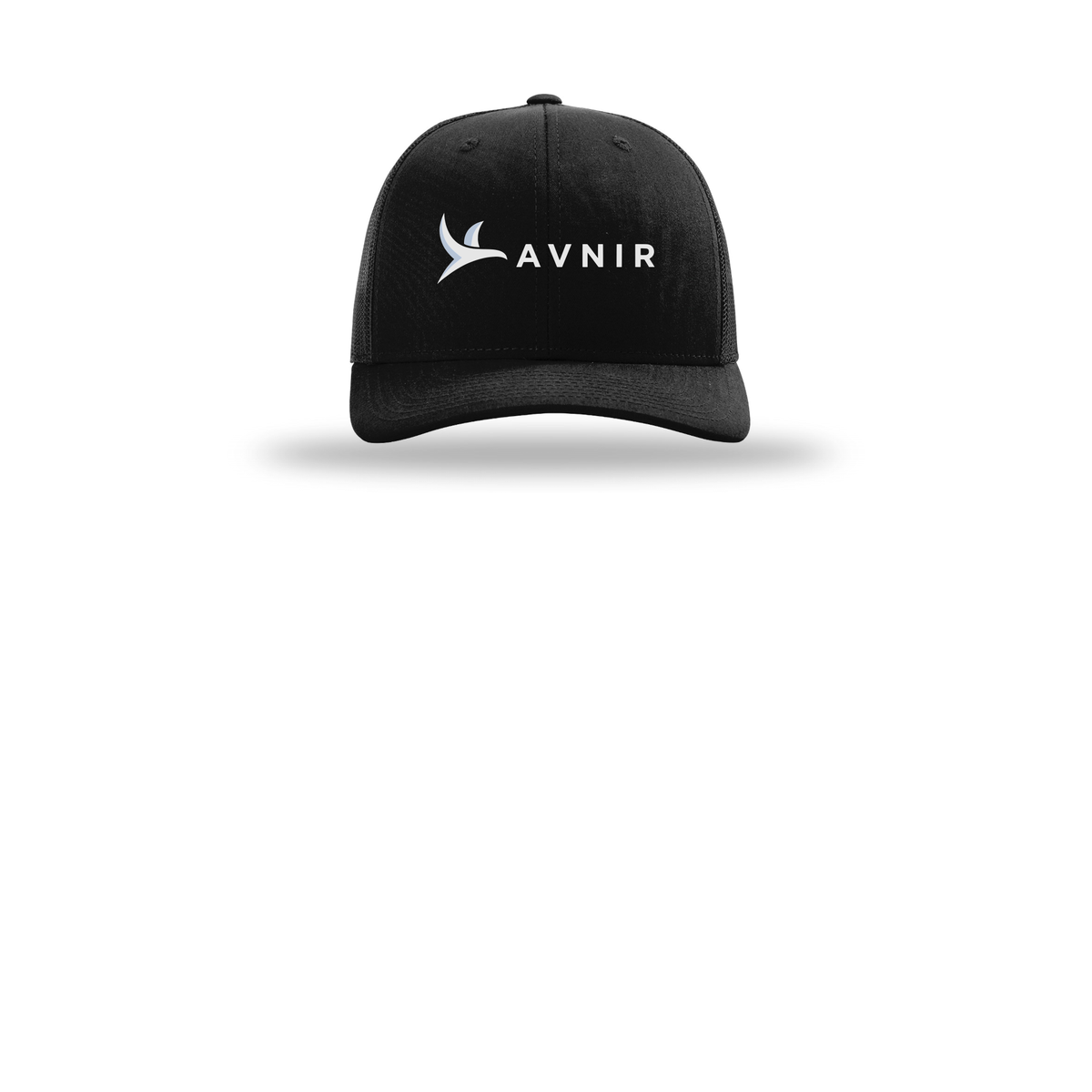 avnir-richardson-trucker-cap-embroidery-capfront-R112-black-flat-front