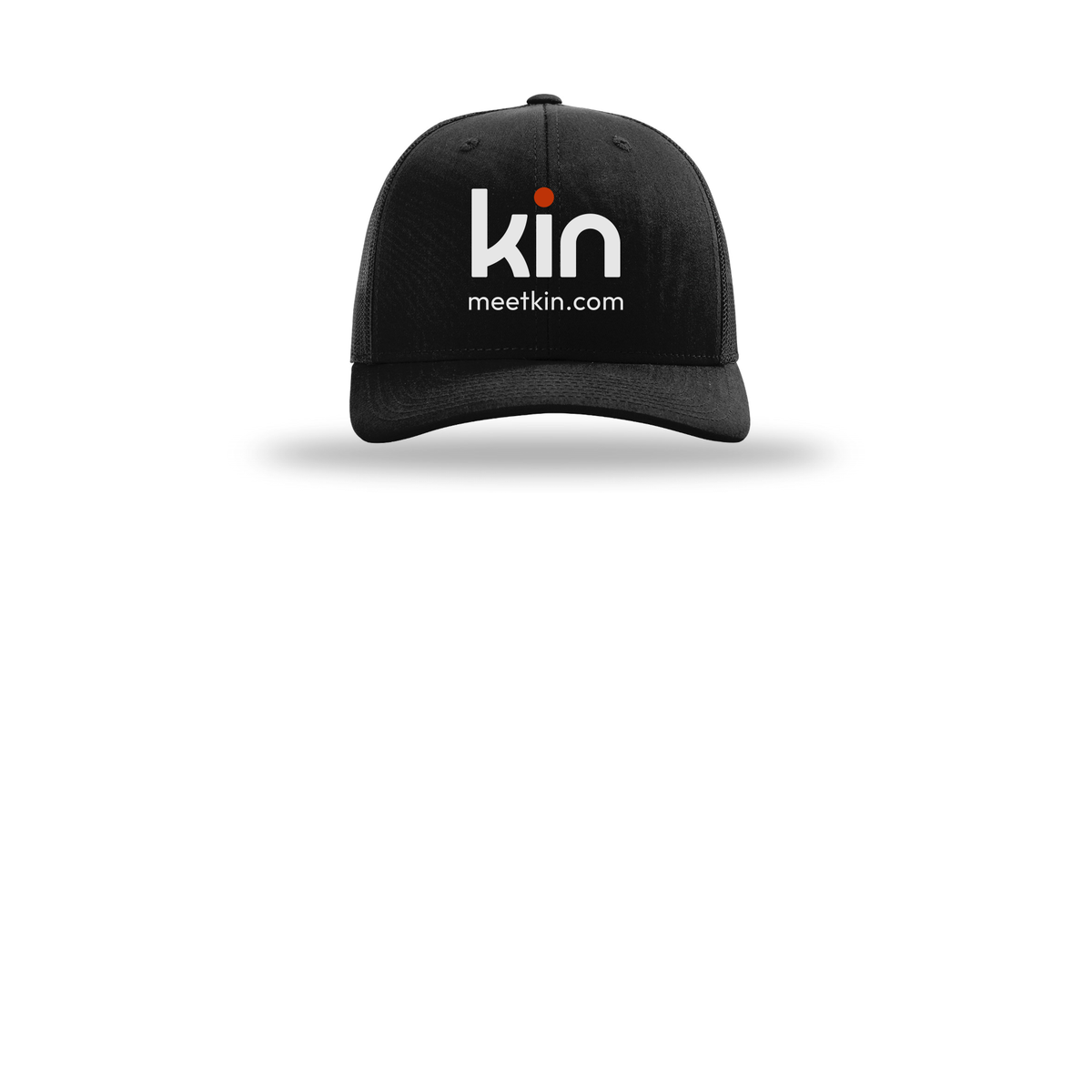 kin-richardson-trucker-cap-embroidery-capfront-R112-black-flat-front