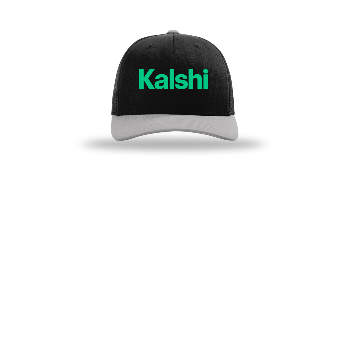 kalshi-richardson-trucker-cap-embroidery-capfront-R112-blackblacklightgrey-flat-front