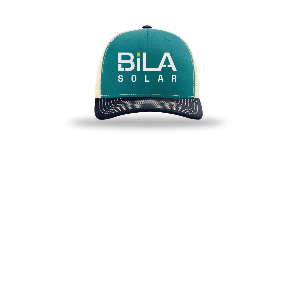 bilasolar-richardson-trucker-cap-embroidery-capfront-R112-bluetealbirchnavy-flat-front