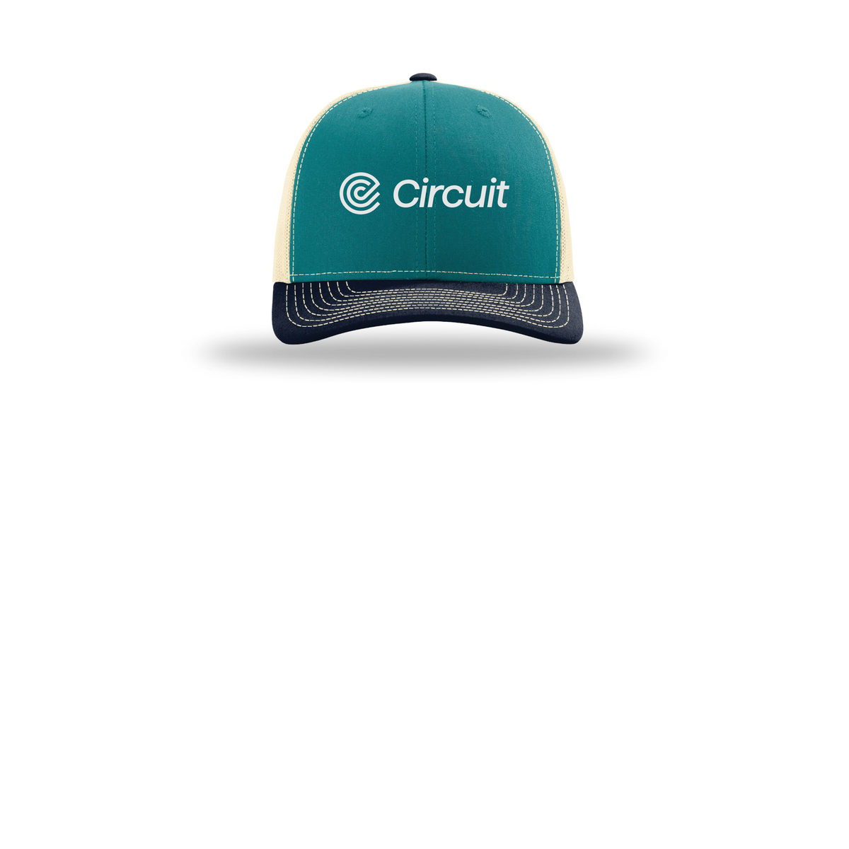 ridecircuit-richardson-trucker-cap-embroidery-capfront-R112-bluetealbirchnavy-flat-front