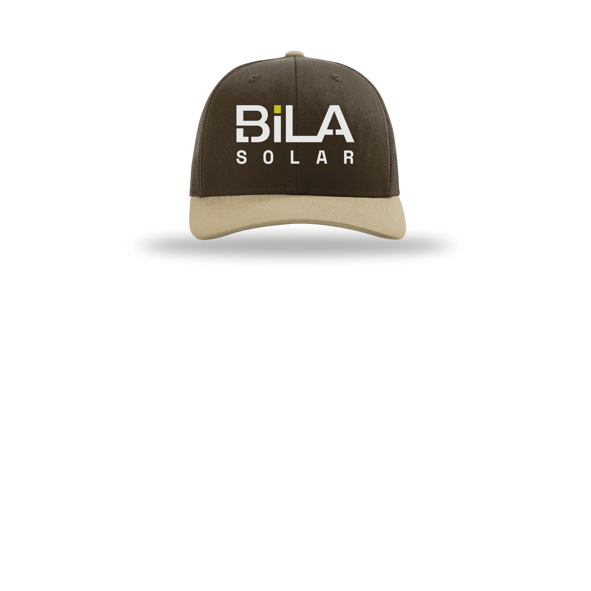 bilasolar-richardson-trucker-cap-embroidery-capfront-R112-brownbrownkhaki-flat-front