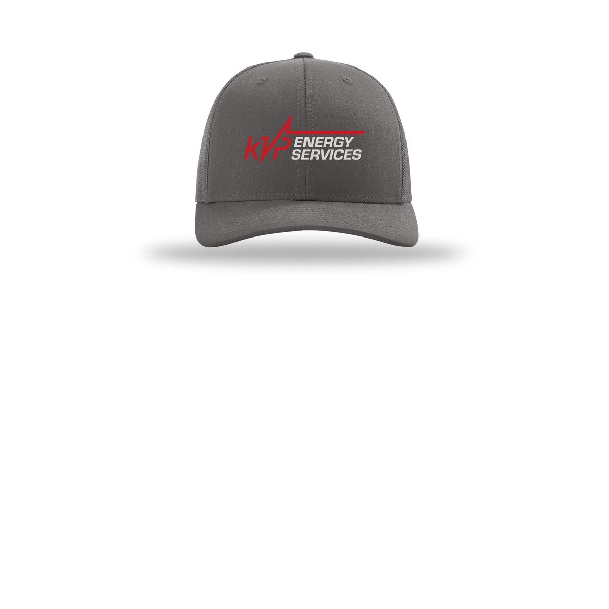 kvpenergy-richardson-trucker-cap-embroidery-capfront-R112-charcoal-flat-front