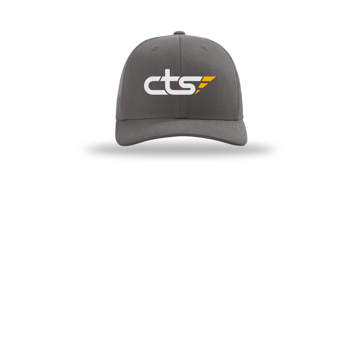 cts1-richardson-trucker-cap-embroidery-capfront-R112-charcoal-flat-front