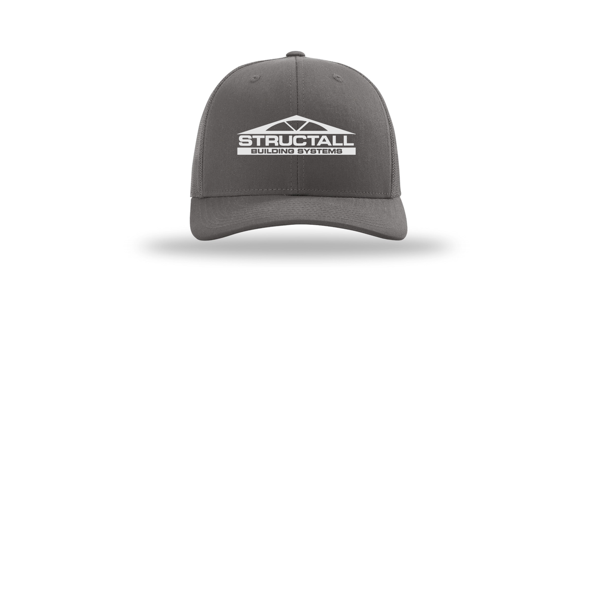 structall-richardson-trucker-cap-embroidery-capfront-R112-charcoal-flat-front