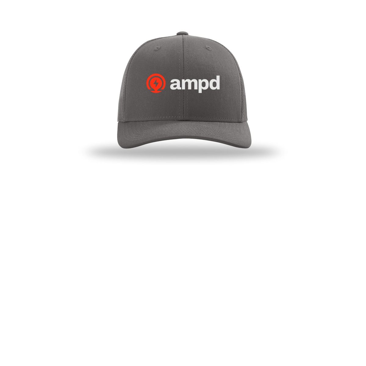 ampd-richardson-trucker-cap-embroidery-capfront-R112-charcoal-flat-front