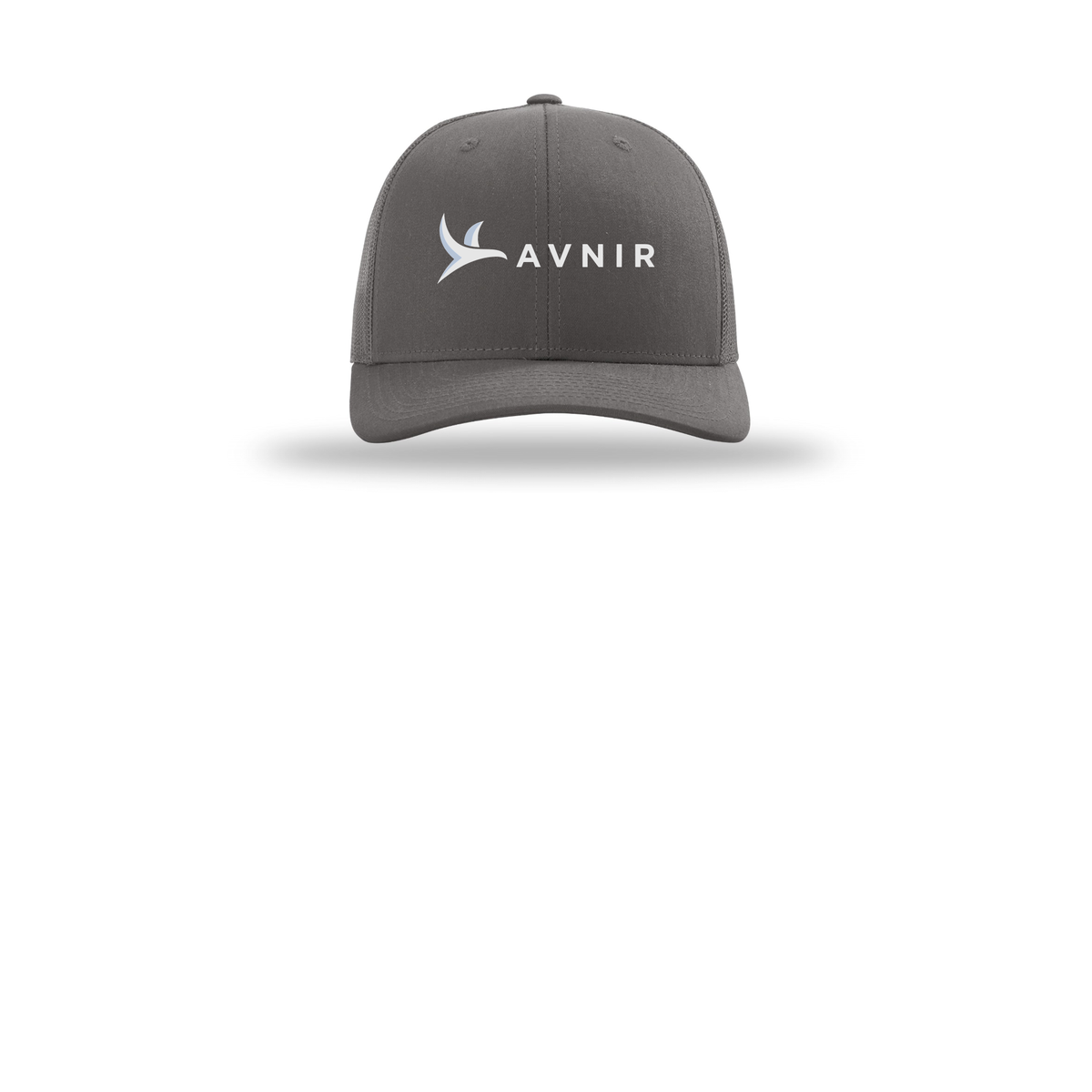 avnir-richardson-trucker-cap-embroidery-capfront-R112-charcoal-flat-front