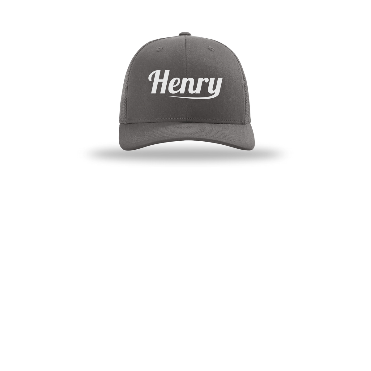 henrymeds-richardson-trucker-cap-embroidery-capfront-R112-charcoal-flat-front