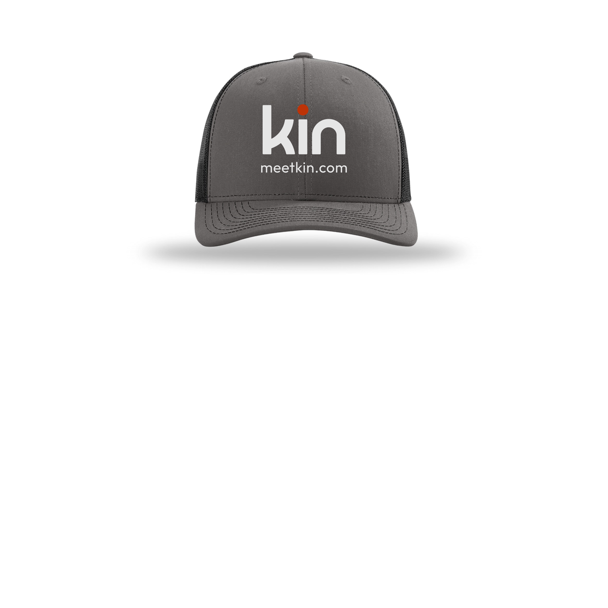 kin-richardson-trucker-cap-embroidery-capfront-R112-charcoalblack-flat-front