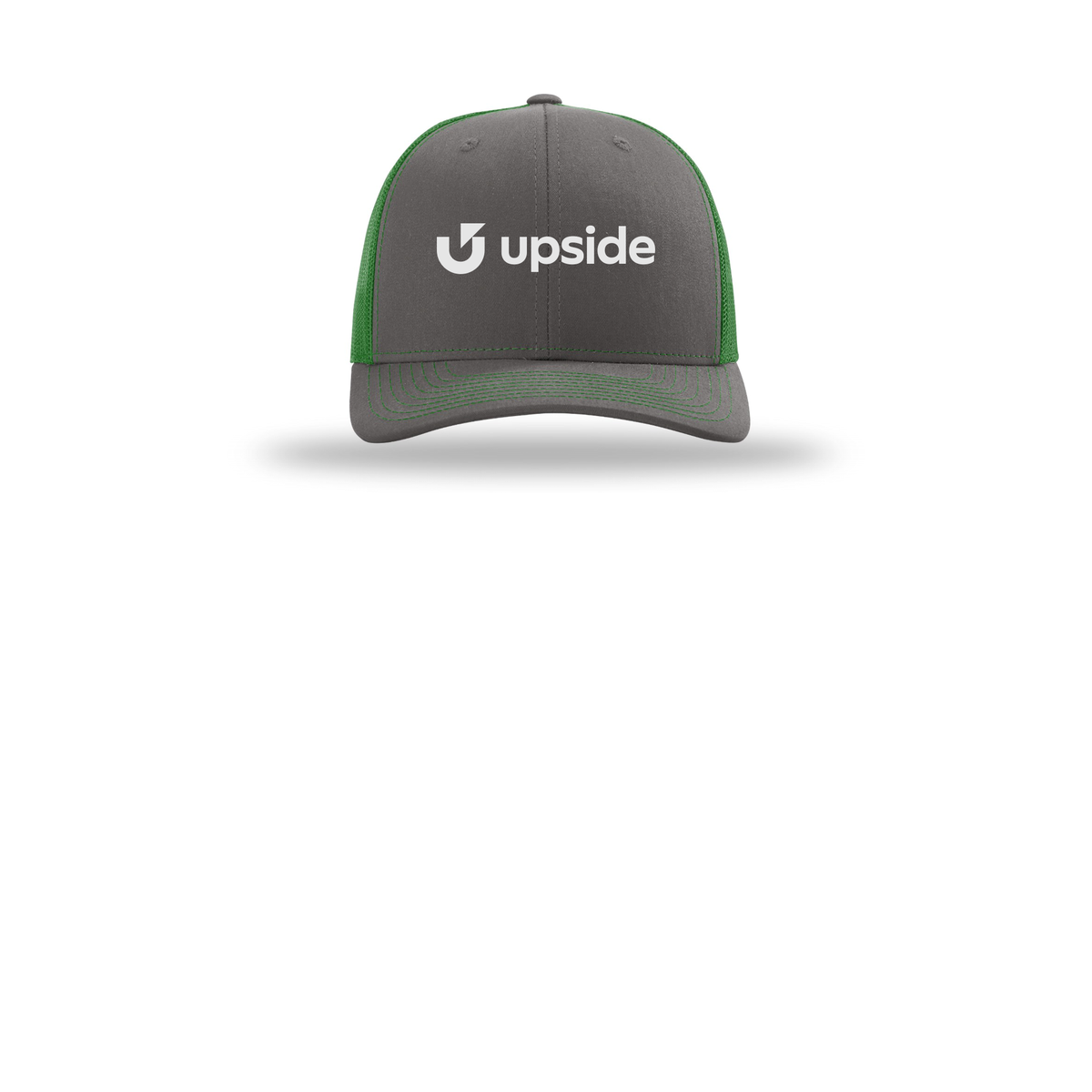 upside-richardson-trucker-cap-embroidery-capfront-R112-charcoalkelly-flat-front