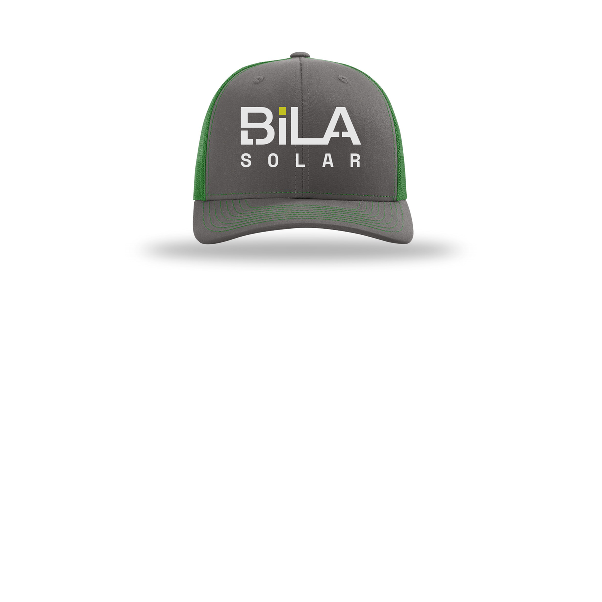 bilasolar-richardson-trucker-cap-embroidery-capfront-R112-charcoalkelly-flat-front