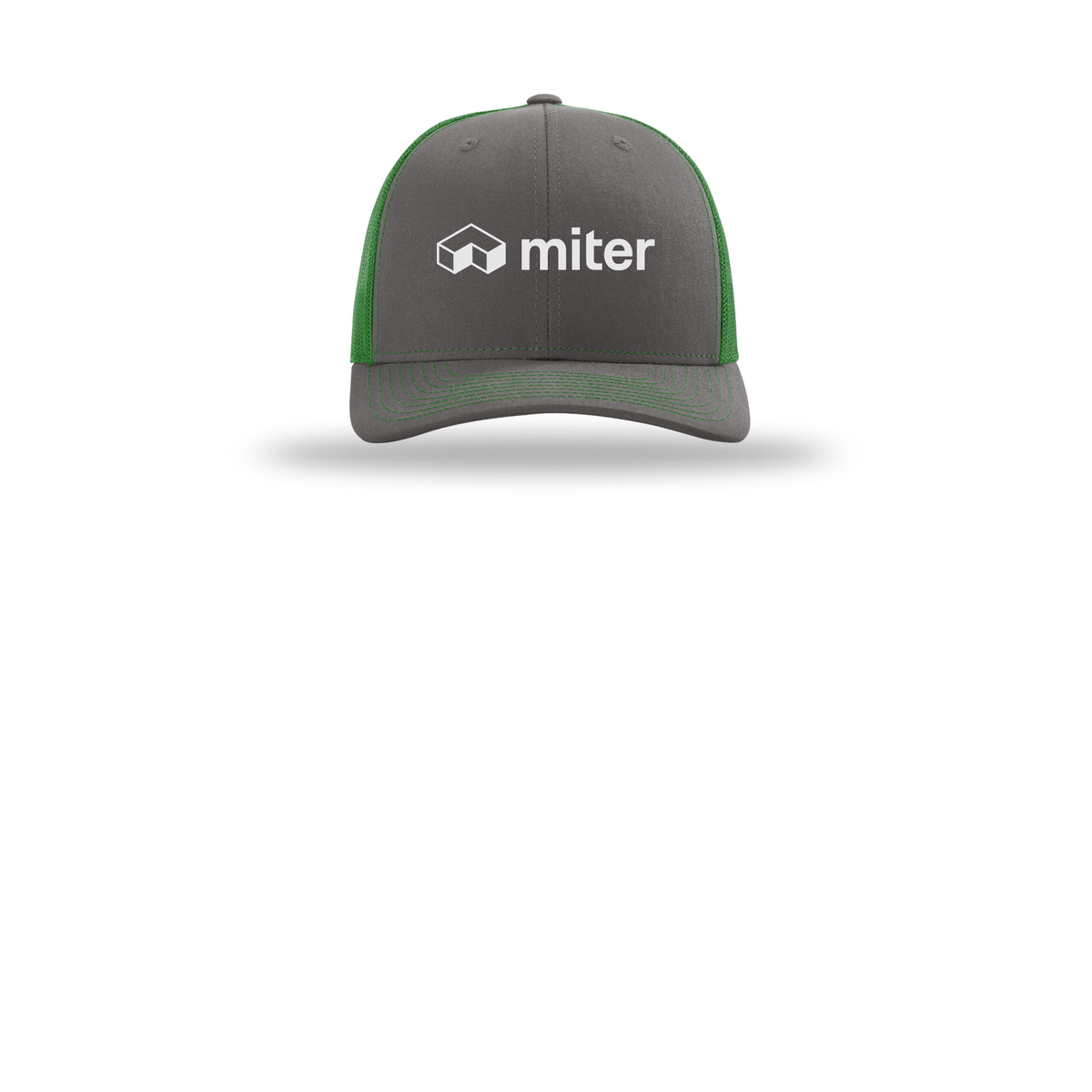 miter-richardson-trucker-cap-embroidery-capfront-R112-charcoalkelly-flat-front