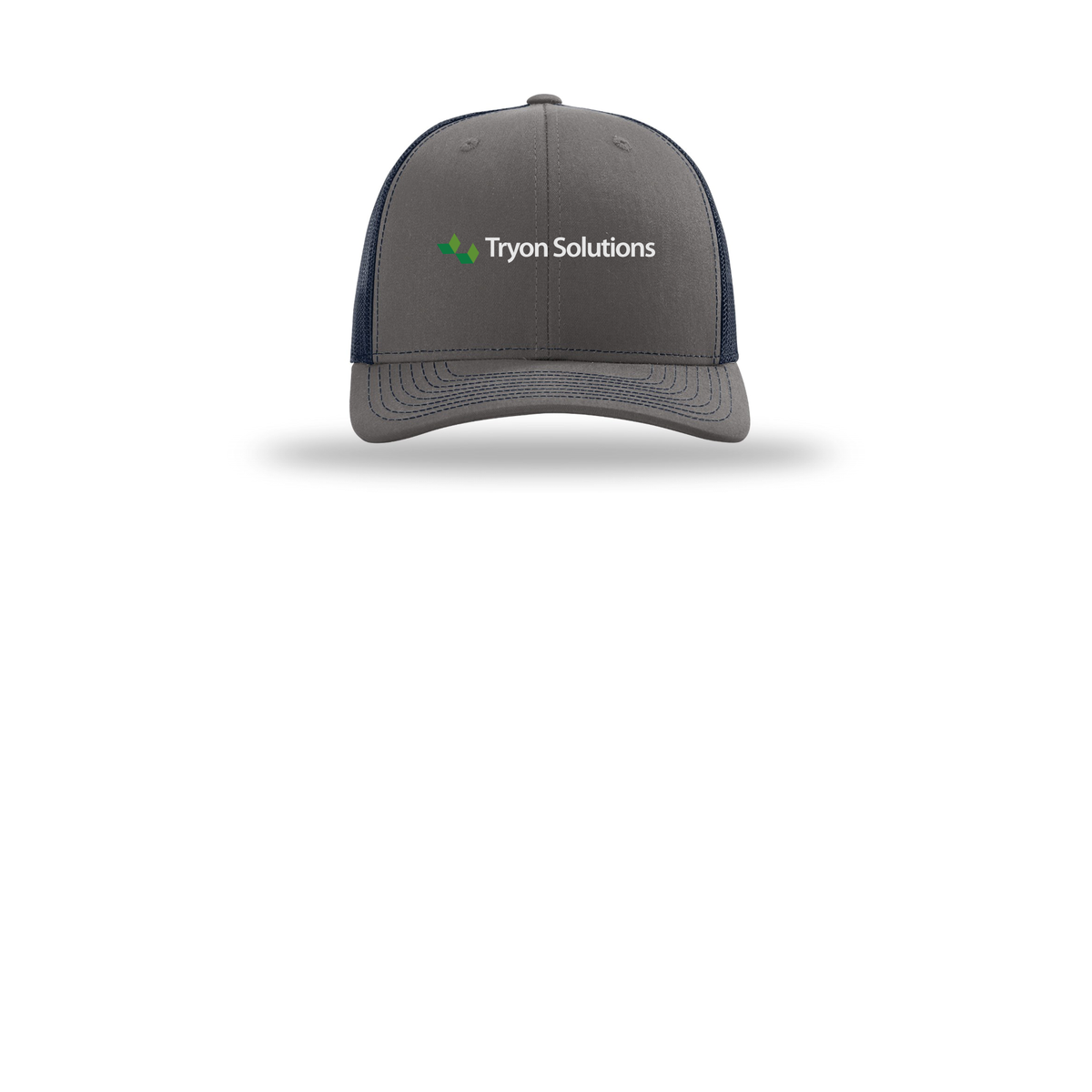tryonsolutions-richardson-trucker-cap-embroidery-capfront-R112-charcoalnavy-flat-front