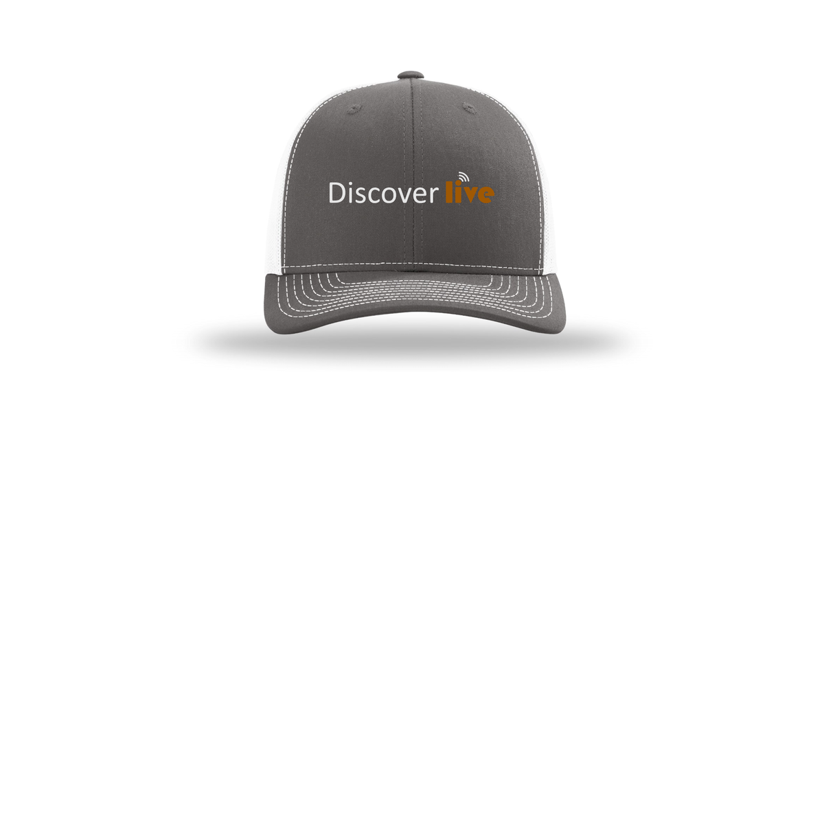 discover-richardson-trucker-cap-embroidery-capfront-R112-charcoalwhite-flat-front