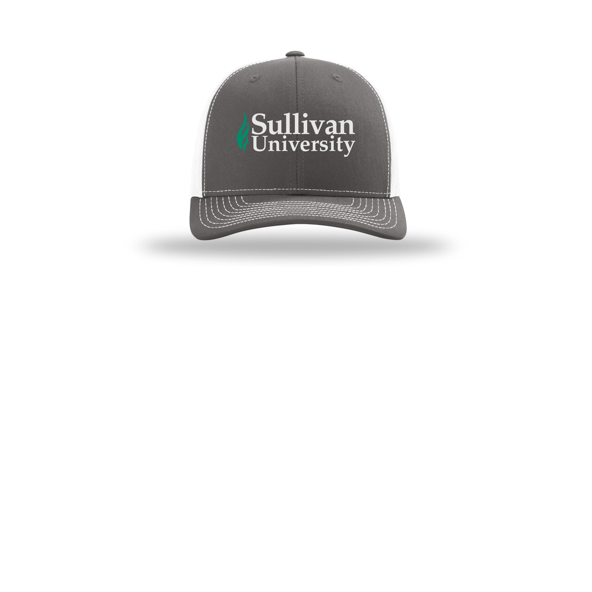 sullivan-richardson-trucker-cap-embroidery-capfront-R112-charcoalwhite-flat-front