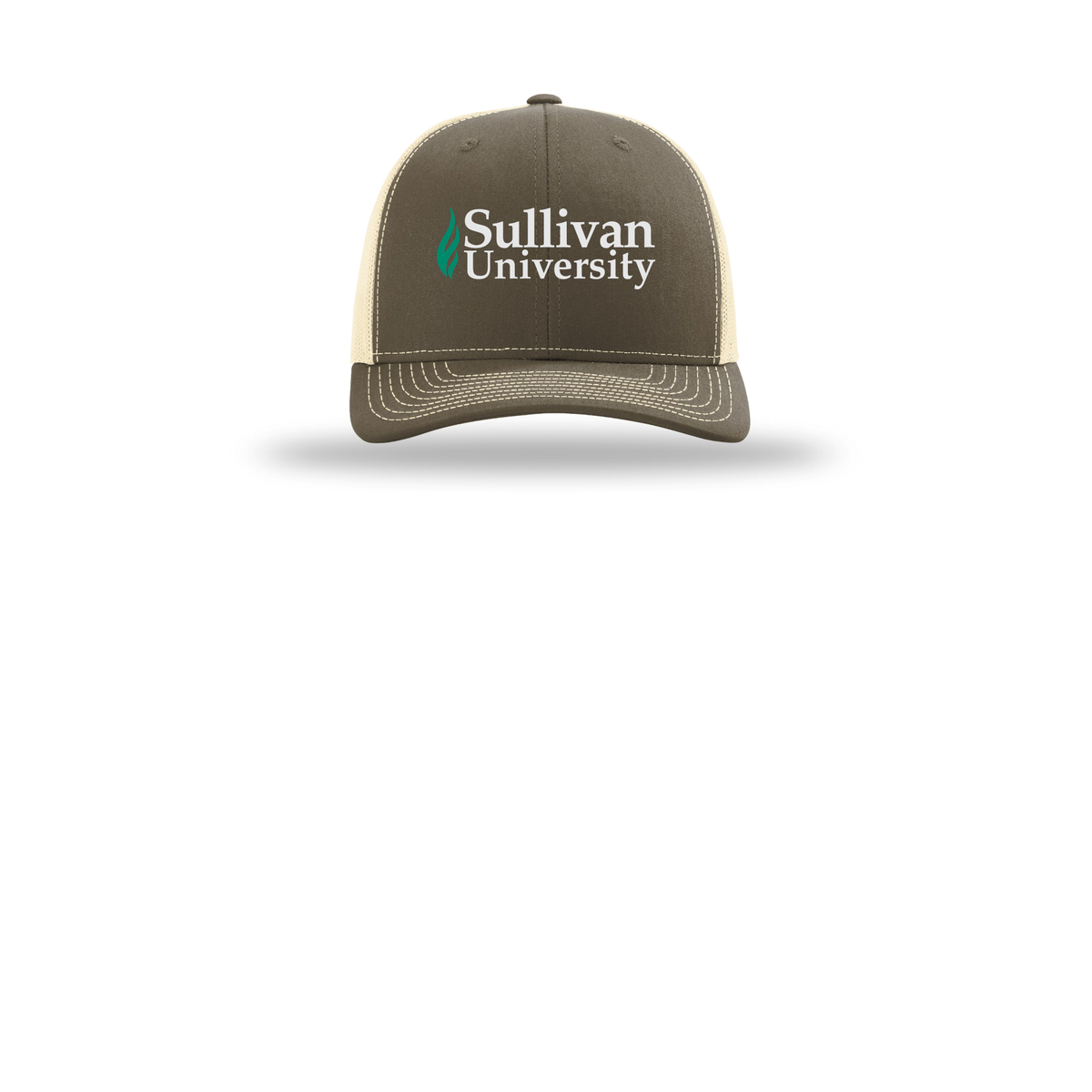 sullivan-richardson-trucker-cap-embroidery-capfront-R112-chocolatechipbirch-flat-front