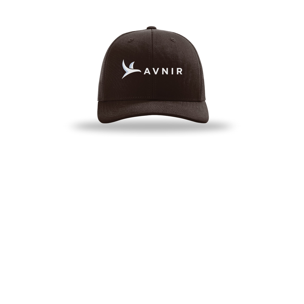 avnir-richardson-trucker-cap-embroidery-capfront-R112-coffee-flat-front