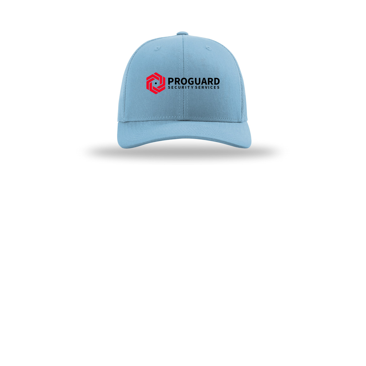 proguardsecurityservices-richardson-trucker-cap-embroidery-capfront-R112-columbiablue-flat-front