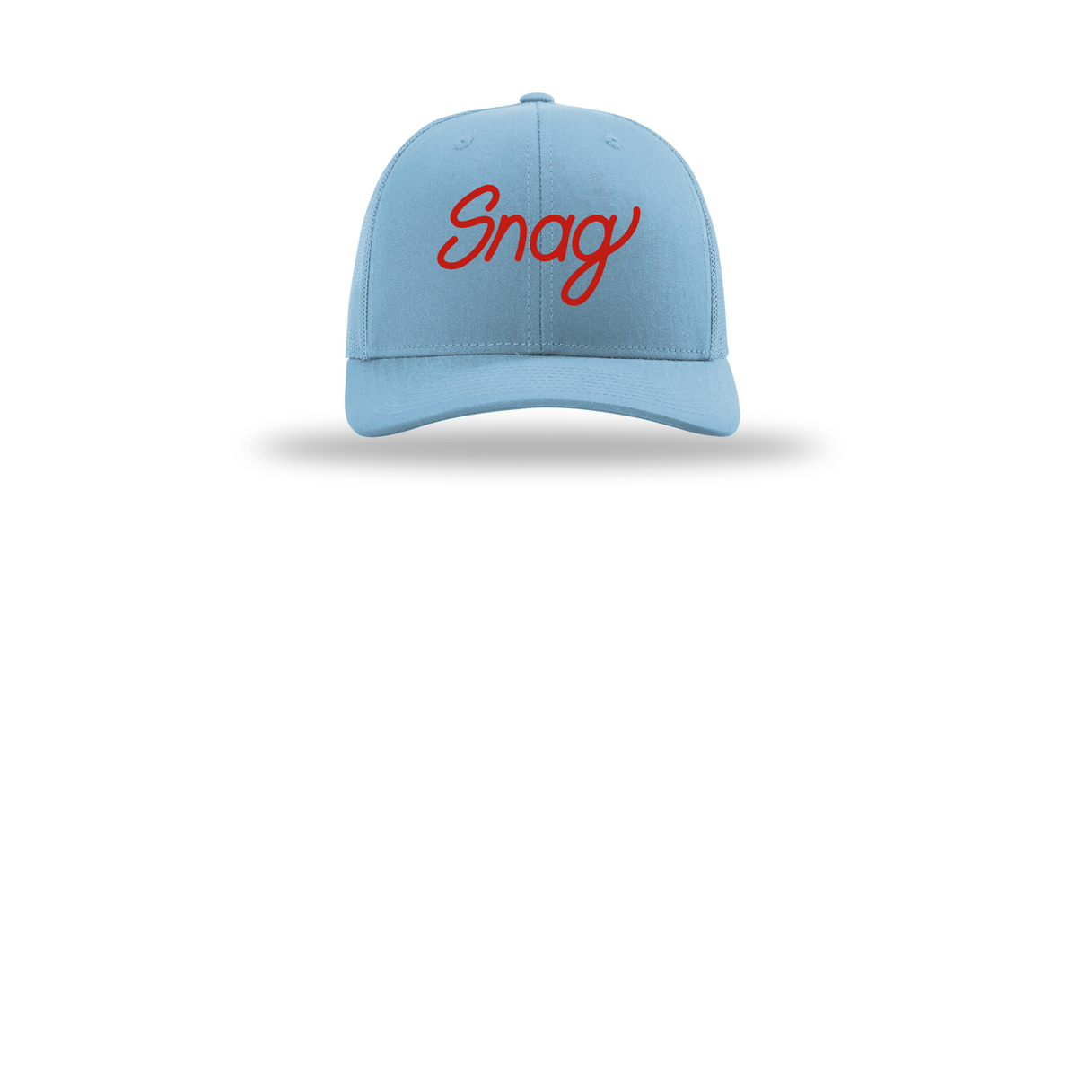 snagdelivery-richardson-trucker-cap-embroidery-capfront-R112-columbiablue-flat-front