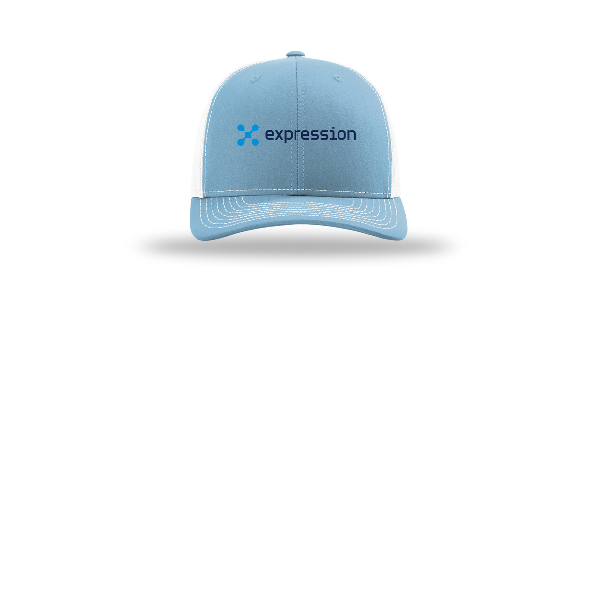 expr-richardson-trucker-cap-embroidery-capfront-R112-columbiabluewhite-flat-front