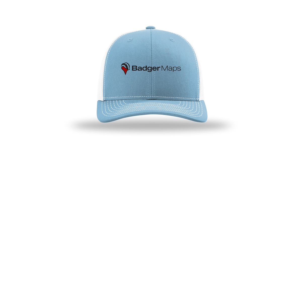 badgermapping-richardson-trucker-cap-embroidery-capfront-R112-columbiabluewhite-flat-front